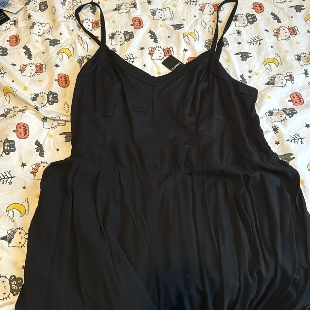 ~brand new torrid ponte bustier romper